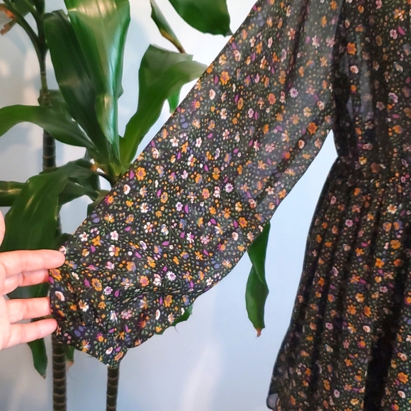 Zara womens floral print dress - Picture 3 of 9